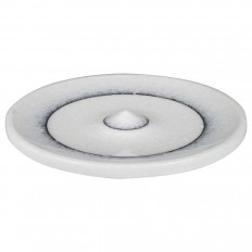 Round marble and stone centerpiece